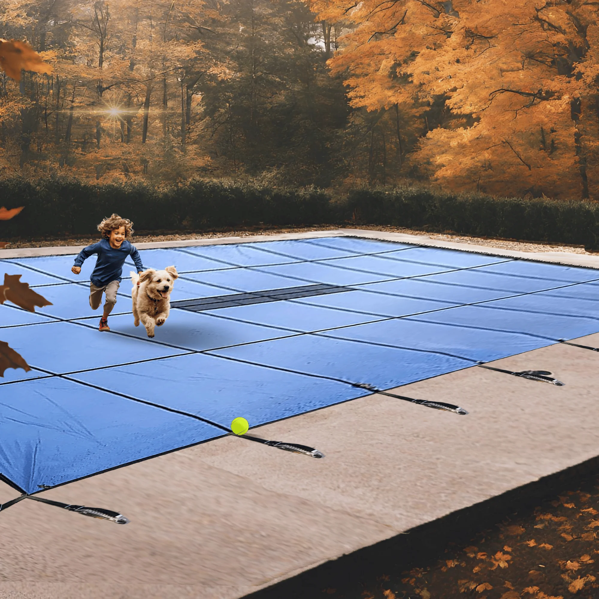 Super Solid Safety Pool Cover for In-Ground Pools 14x28,  5 YR Warranty PC6465