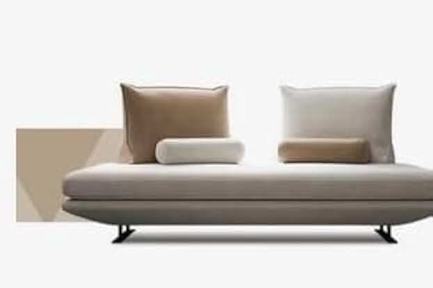 Reclinable L-Shaped Sofa Bed with Wooden Legs Yellow, 78.74*34.64*43.3in