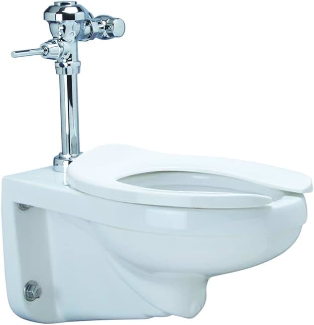 Zurn Z.WC2.M Zurn One Manual Wall Hung Toilet System with 1.28 GPF Flush Valve