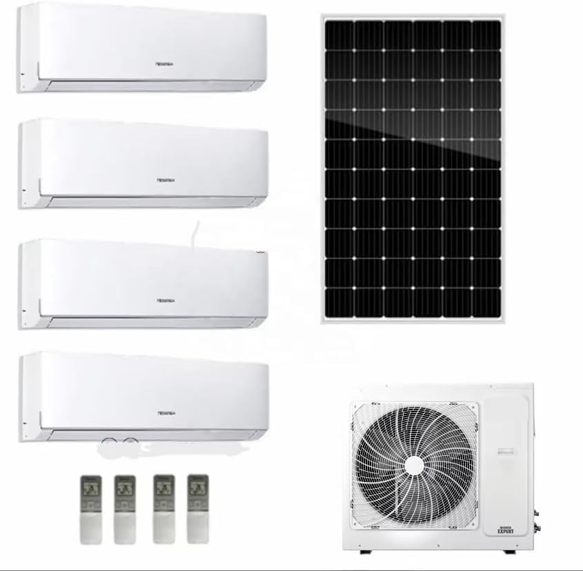 18000BTU Ductless Multi 9k Zones Mini Split Air Conditioner & Heater - 2 Zones, White