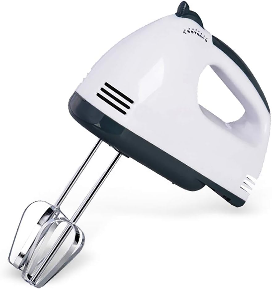 Electric Mixer Whisk,Electric Cordless Kitchen Hand Mixer - Portable Handheld Stainless Steel Whisk Machine with 7 Speed Settings - for Egg, Cake, Dough