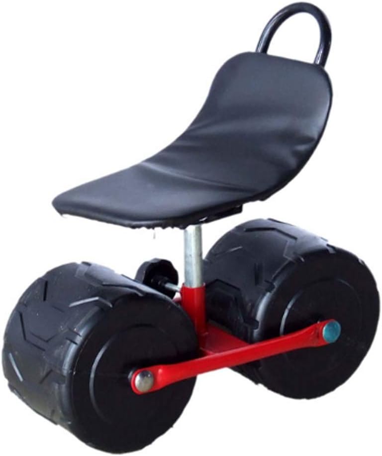 Firm Iron Garden Cart Tool Planting Pickingstool Comfortablesponge Seat Pad Moving Work Chair with WheelsGarden Supplies
