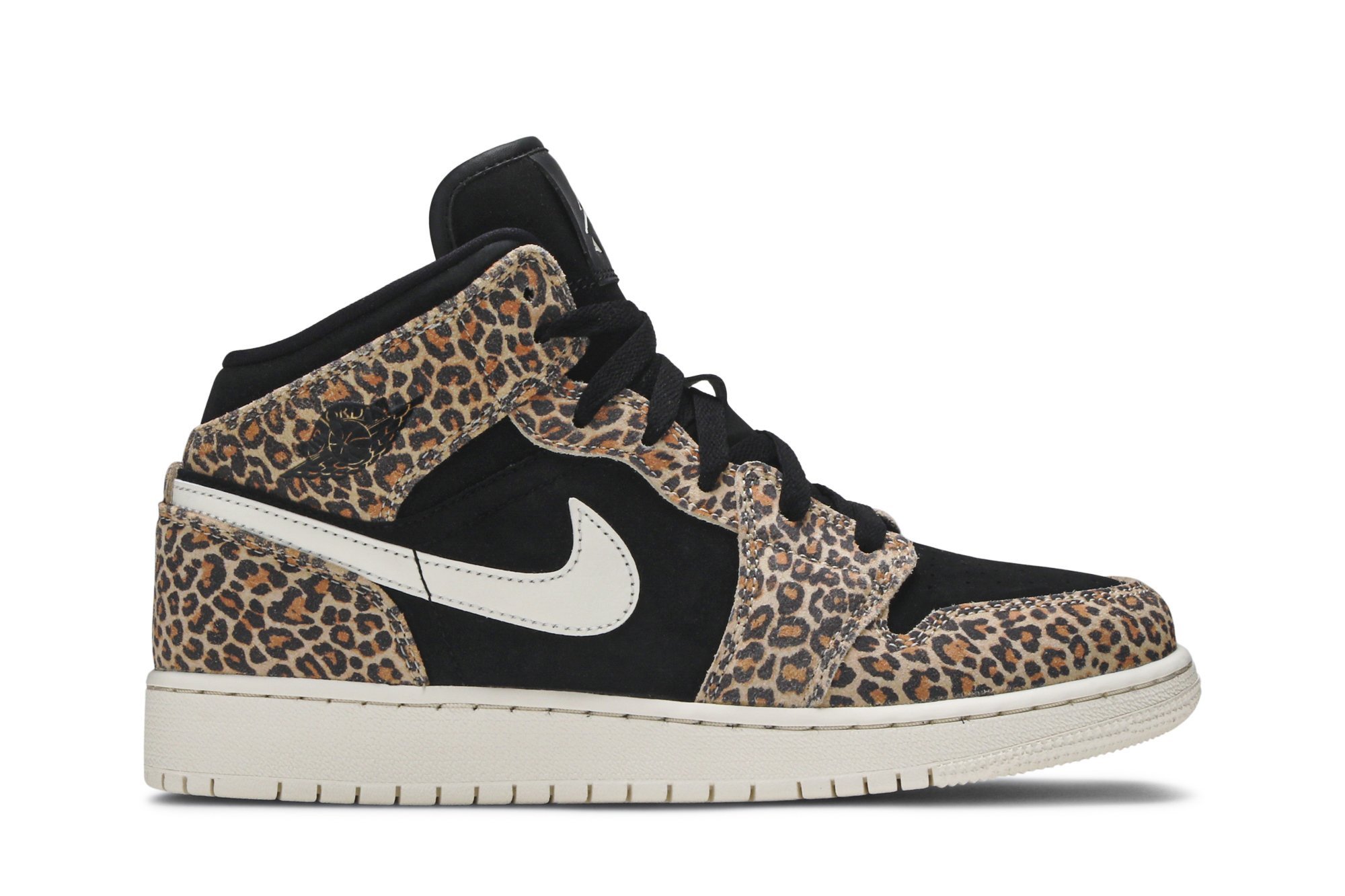 Air Jordan 1 Mid SE GS 'Leopard' BQ6931-021