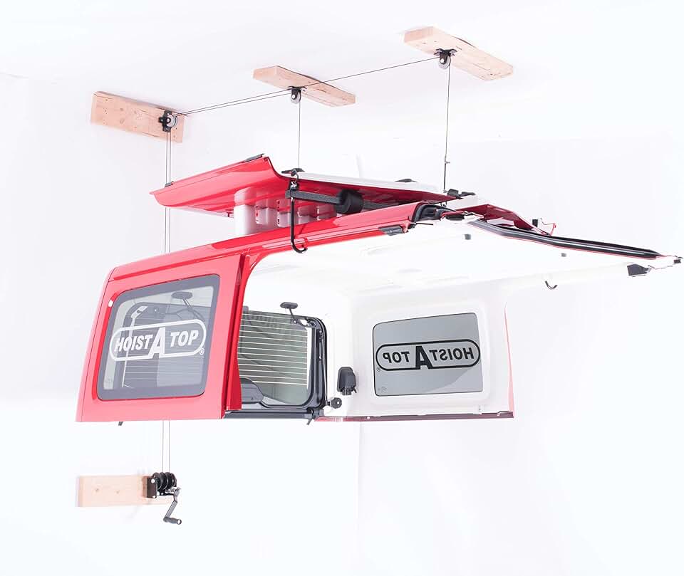 Crank Hoist-A-Top for 4 Door JL Jeep Wranglers 2018 Hardtop Removal System