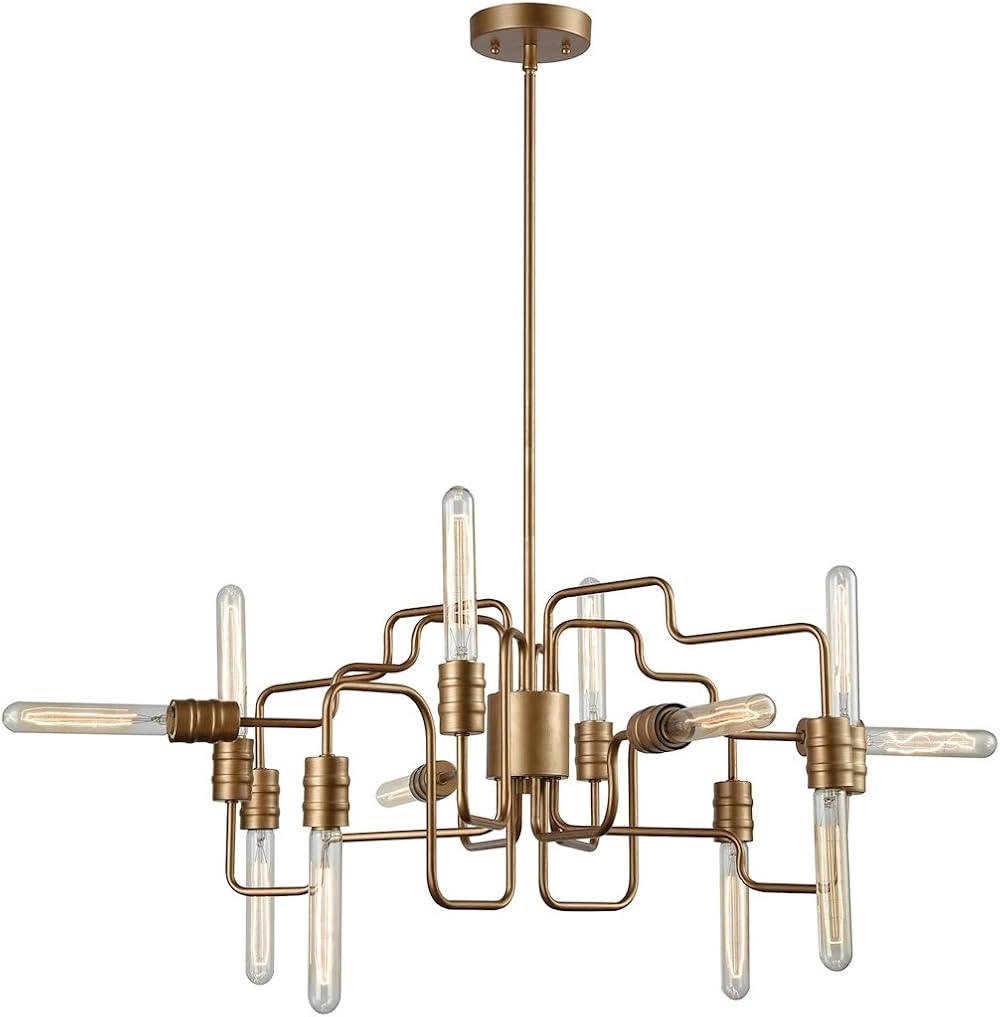 32992/12 Chandelier, Gold