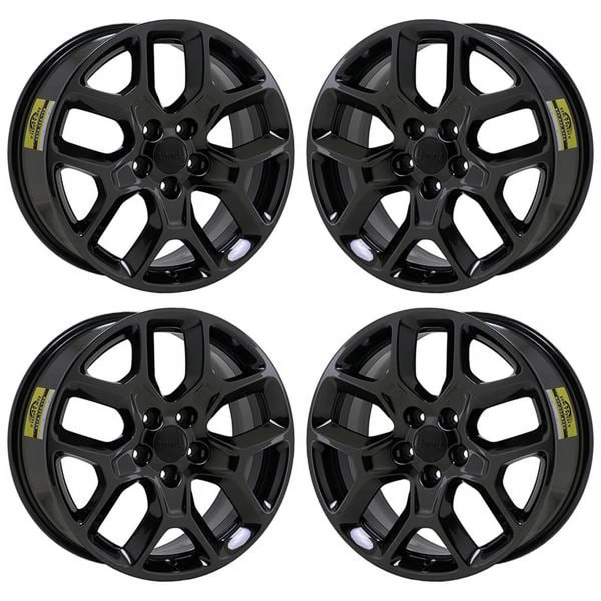 JEEP RENEGADE 2015 - 2019 PVD BLACK CHROME Factory OEM Wheels Rims (Not Replicas) (H)