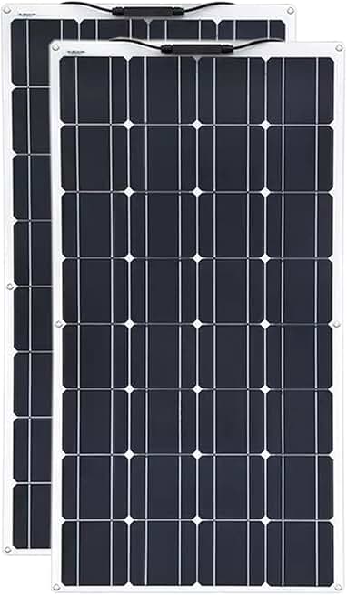 Solar Panel 18V 500W 250W PET TPT Flexible Waterproof Solar Panel Car Boat Battery Charger Solar Panel Kit Complete for Home,500W