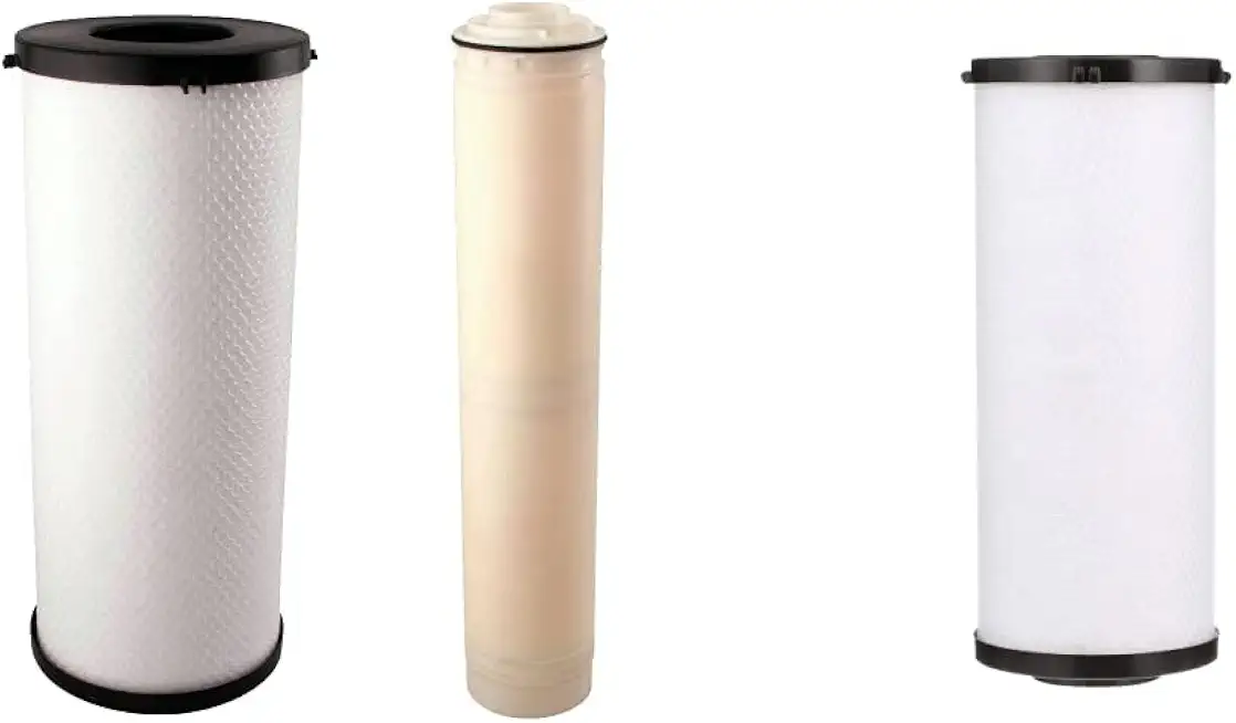 Watts Premier OFPCOM Whole House OneFlow Plus Combo Water Filter Replacement Pack with Carbon Block and OneFlow, 2 pack & OFPSYS Whole House OneFlow Plus Radial Flow Carbon Block Filter Replacement