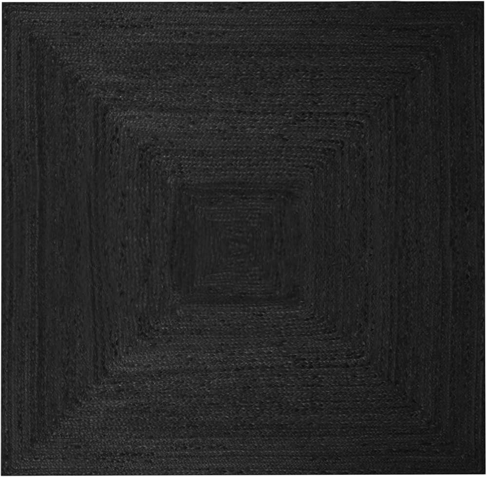 Runner - Kilim Rug 3x20 Area Rug Black Braided Jute Rug Vaccum Clean Jute Indoor Outdoor Rug Flatweave Rug High Traffic Area Home & Foyer Corridor Hallway & Stair Runner