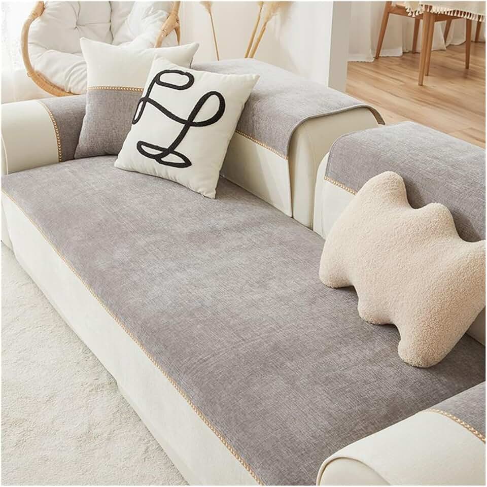 Sofa Cushion Four Seasons Universal Living Room Sofa Seat Cushion Sofa Cover Towel Cover Cushion Fabric Comfortable(90 * 210cm)