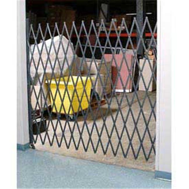 Global Industrial 6-1/2'W Single Folding Security Gate, 8'H