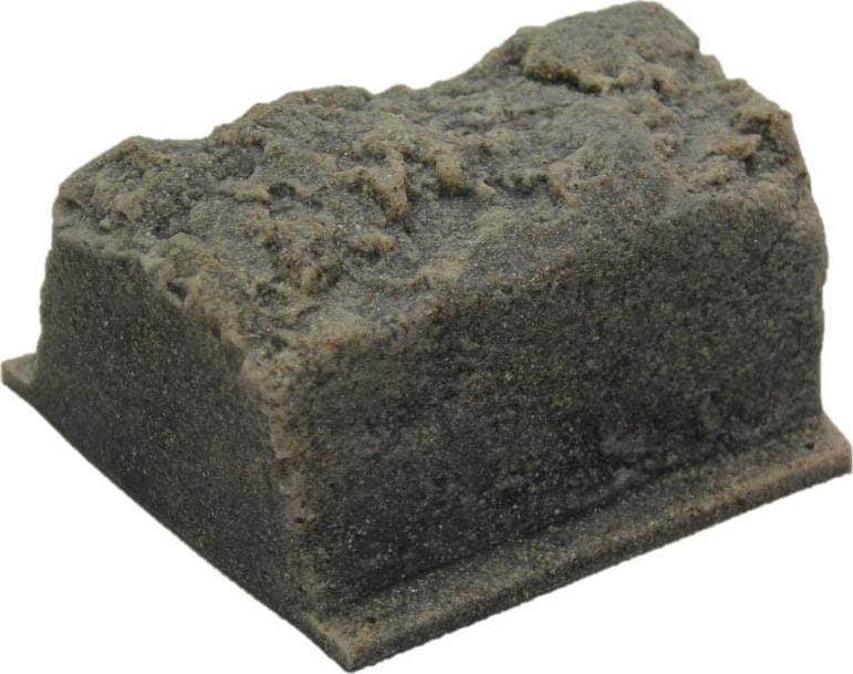 Dekorra 10-in L x 5-in W x 4-in H Fieldstone Polyethylene Curved Edging Stone