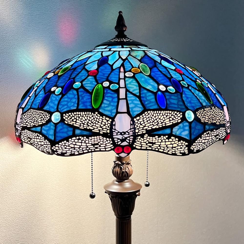 Capulina Tiffany Floor Lamp 2-Light 16