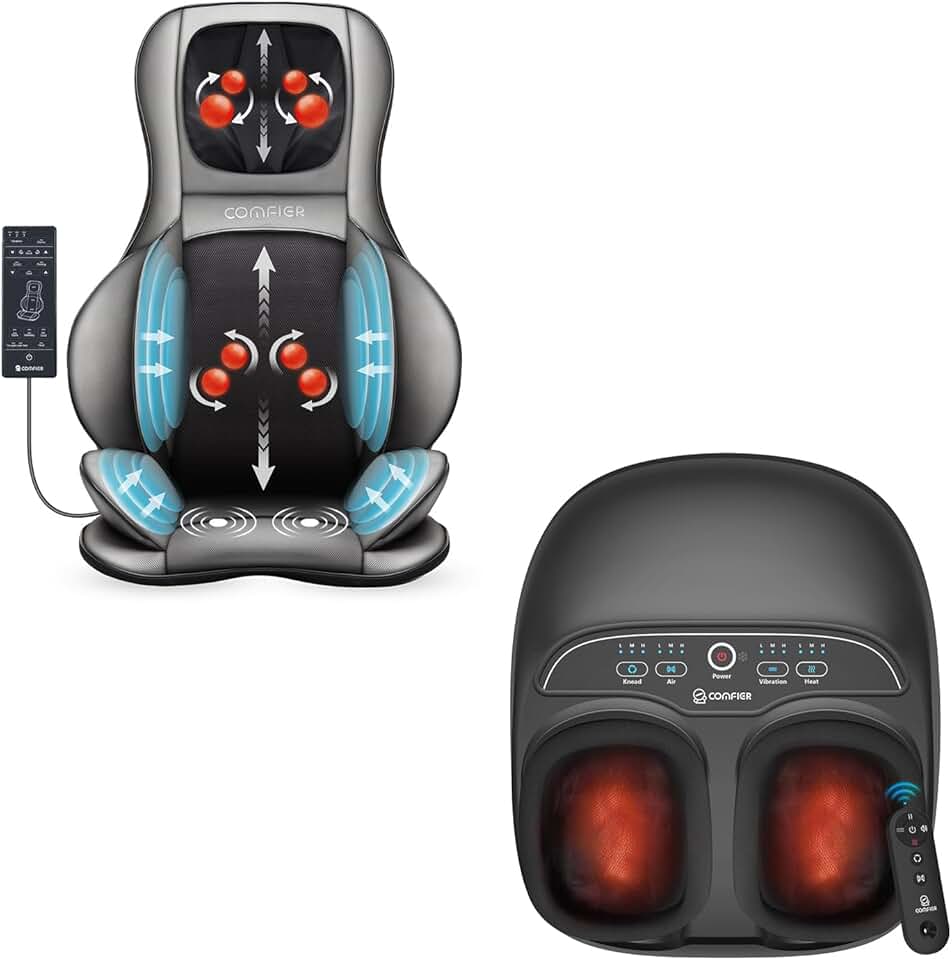 COMFIER Foot Massager Machine & Neck Back Massager