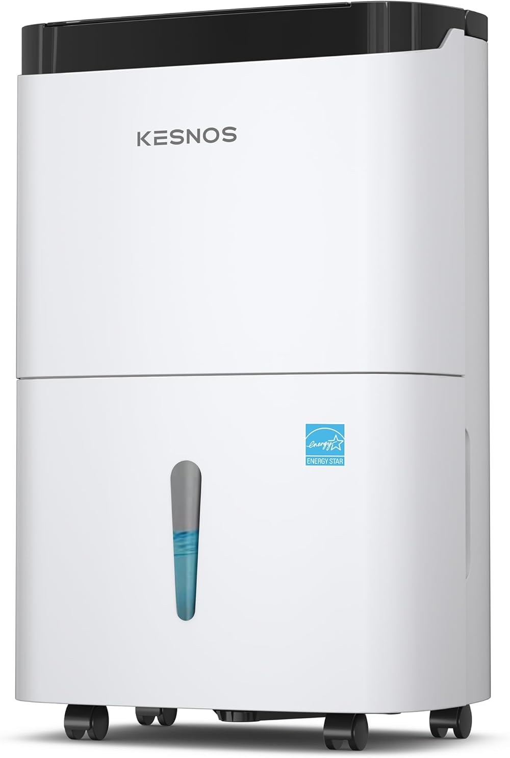 Kesnos 120 Pints Energy Star Home Dehumidifier for Space Up to 6,000 Sq. Ft. - Dehumidifier with Drain Hose, Self-Drying, Handles, Timer and Auto Defrost, for Home, Bathroom, Basement, Large Room