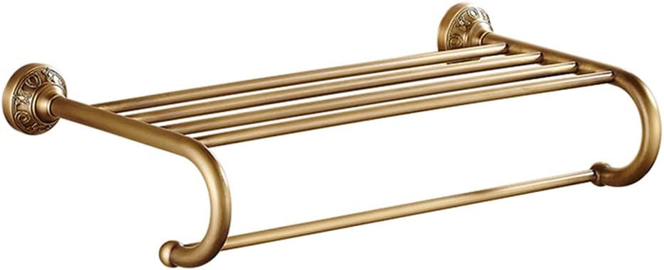 Towel Racks, Bathroom Towel Rack Wall Mounted Towel Holder,European Style Antique Towel Rack,All Copper Folding Bath Towel Holder,Retro Bathroom/Bath Towel Rack/a Needed (Bath Towe