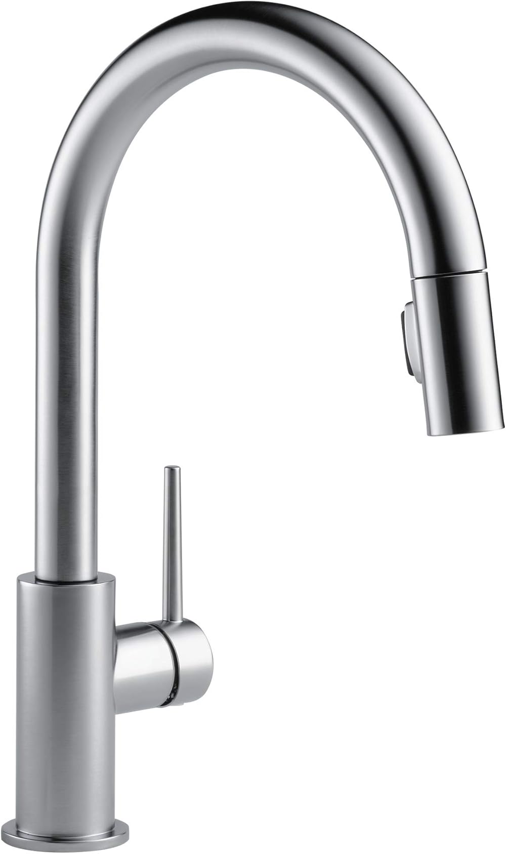 Delta Faucet Trinsic Brushed Nickel Kitchen Faucet, Kitchen Faucets with Pull Down Sprayer, Kitchen Sink Faucet, Faucet for Kitchen Sink with Magnetic Docking, Arctic Stainless 9159-ARLS-DST