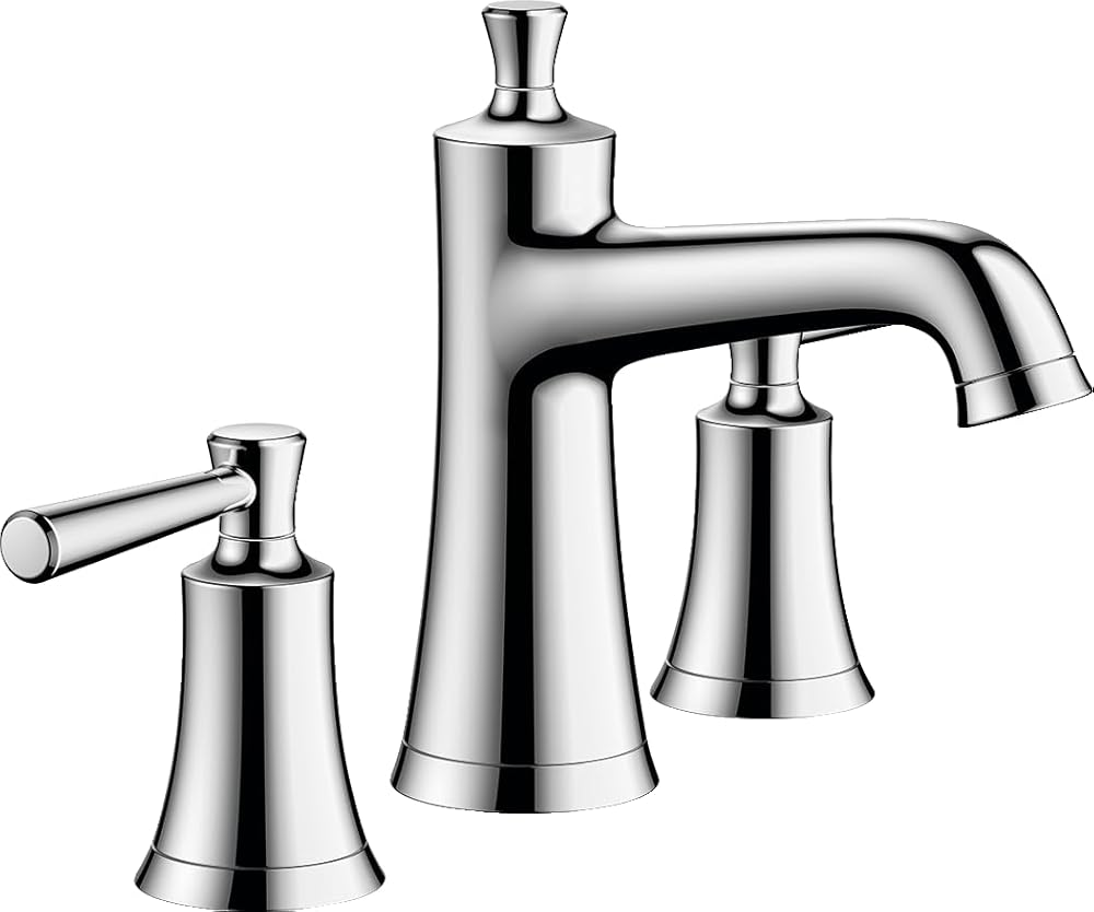 hansgrohe Joleena Transitional 2-Handle 3 7-inch Tall Bathroom Sink Faucet in Chrome, 04774000