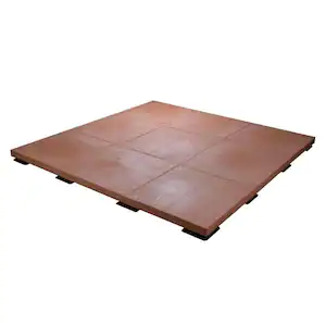 UDECX 10 ft. x 10 ft. 100 sq. ft. Red Cedar Patio Deck Starter Kit