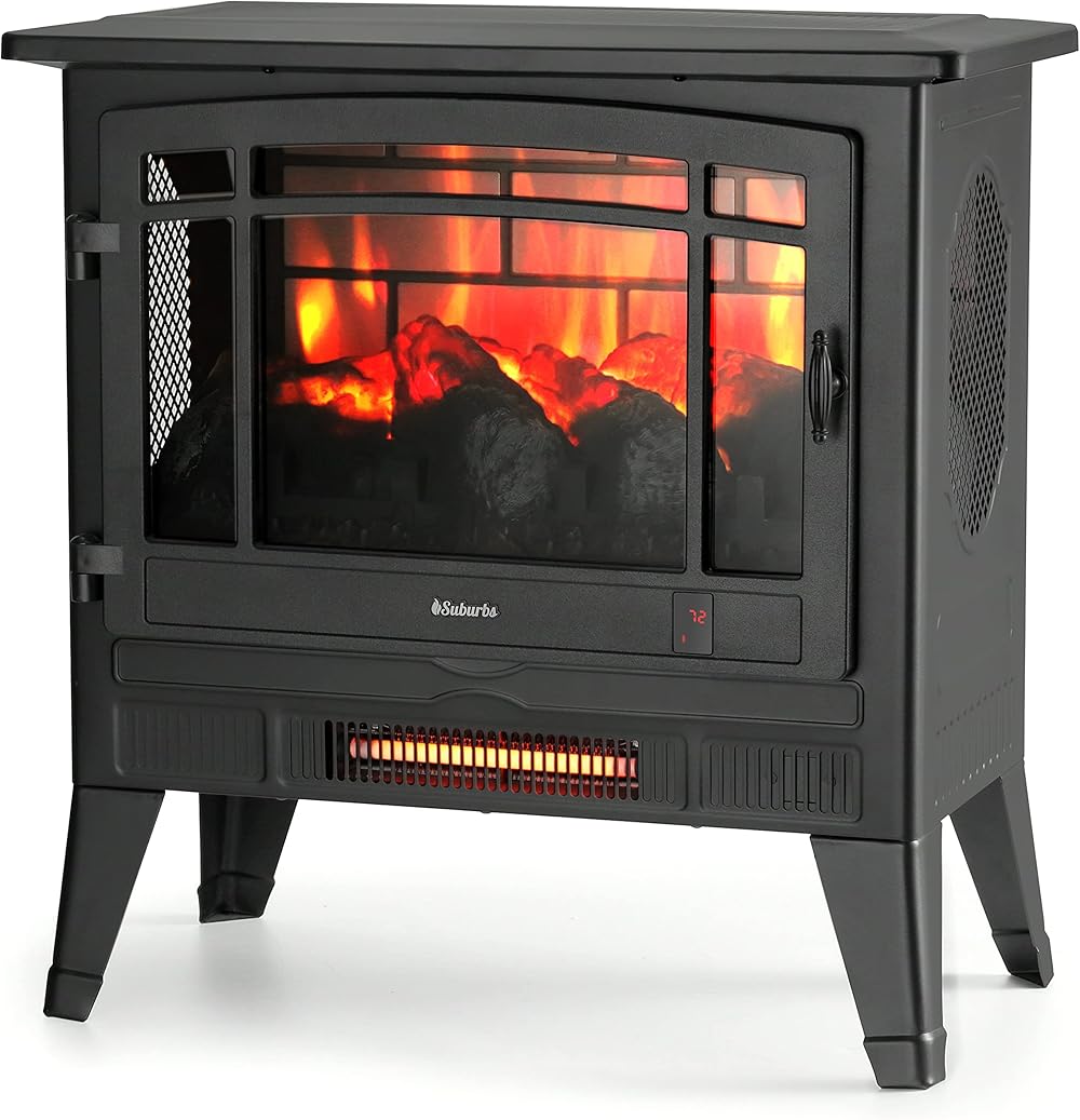 TURBRO Suburbs TS25 Electric Fireplace Infrared Heater - 25
