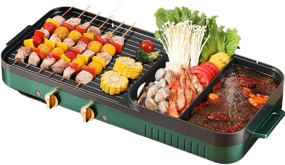 Electric Barbecue Stove Household Smokeless Baking Tray Both For Rinsing And Baking