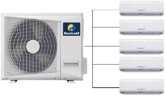 42000BTU Ductless Multi 9k Zones Mini Split Air Conditioner & Heater - 5 Zones
