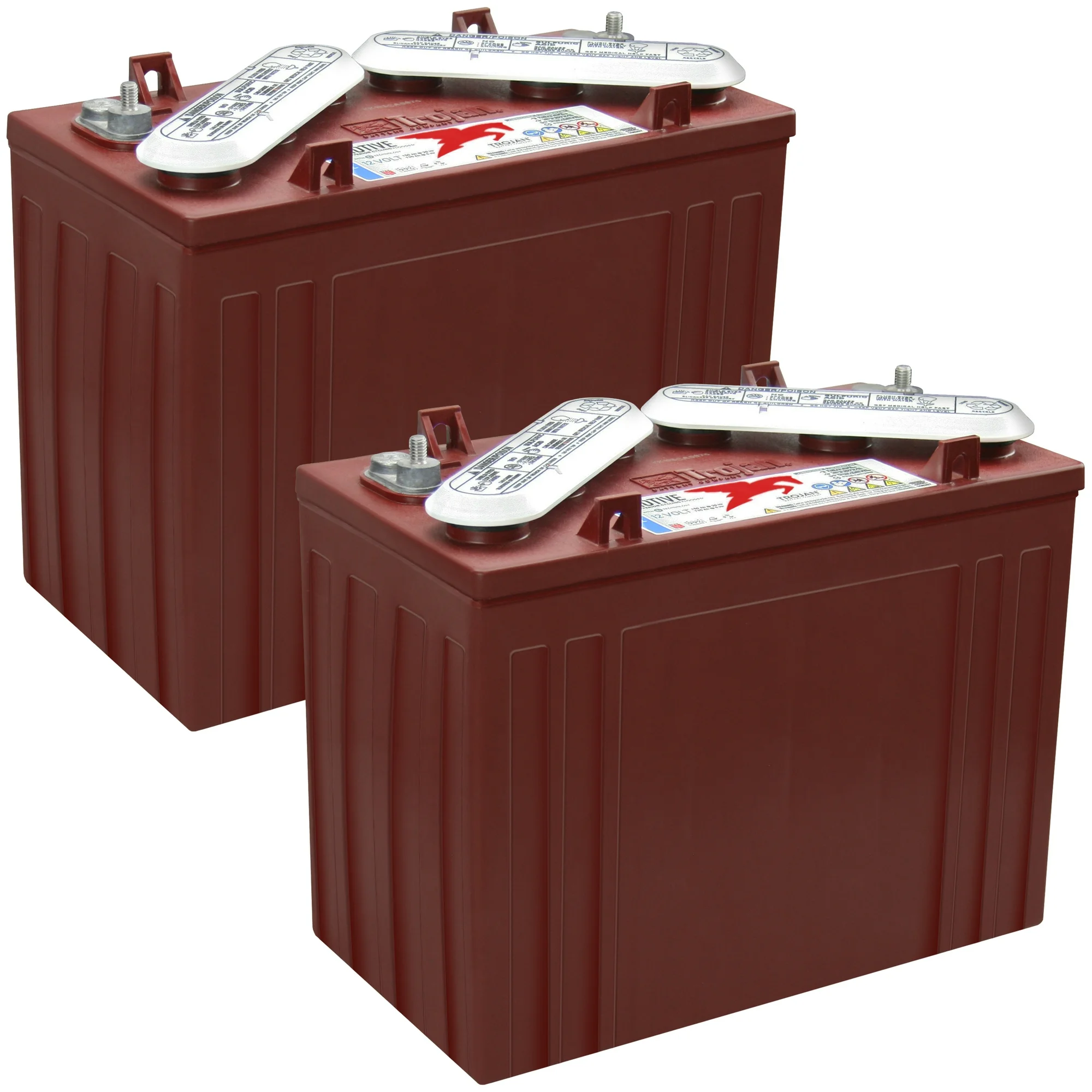 Trojan T1275 12 Volt, 150 AH Deep Cycle Battery - 2 Pack