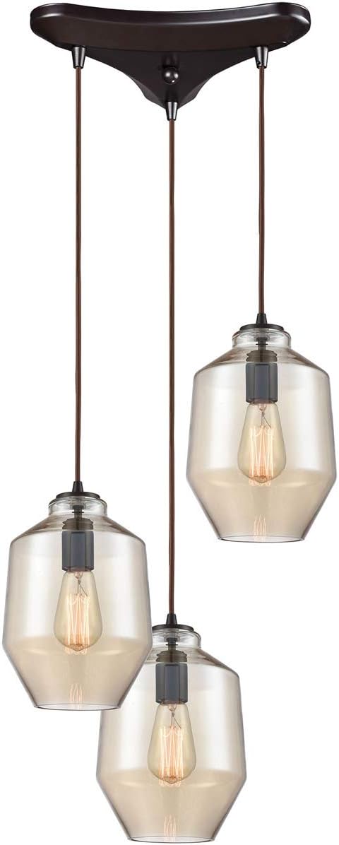 10910/3 Pendant Light, Oil Rubbed Bronze