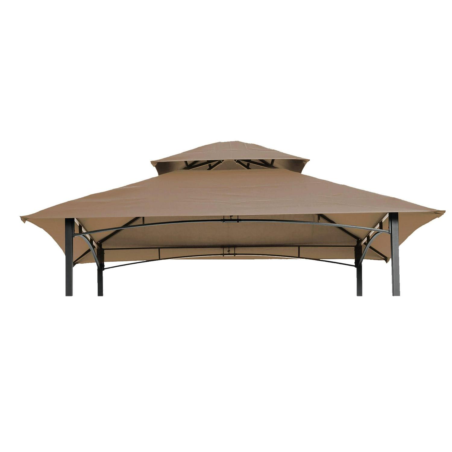 Clihome Gazebo Replacement Top Taupe Canopy Replacement Top