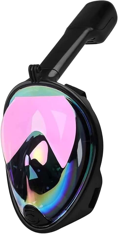 Diving Diving Mask Scuba Mask Safe Underwater Anti Fog Full Face Snorkeling Mask Swimming Snorkel Diving Equipment for Women and Men Masks(Black)