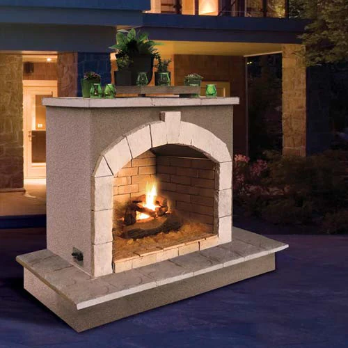 Cal Flame 72-Inch Outdoor Fireplace