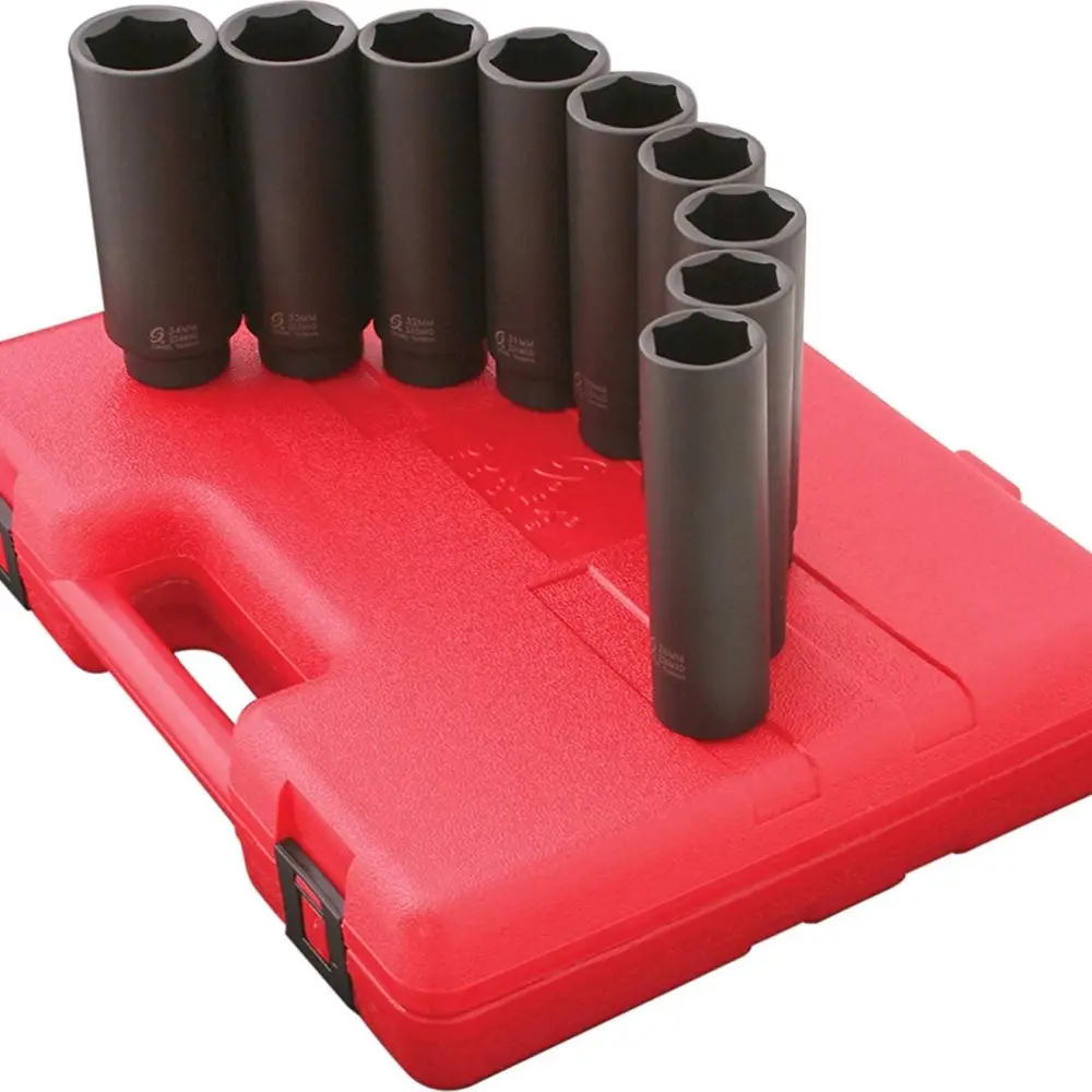 Sunex Tools 2851 – 1/2 Drive Deep Impact Socket Set