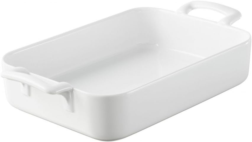 Revol BC0230 Rectangular Baking Dish, 2.6 QT, White
