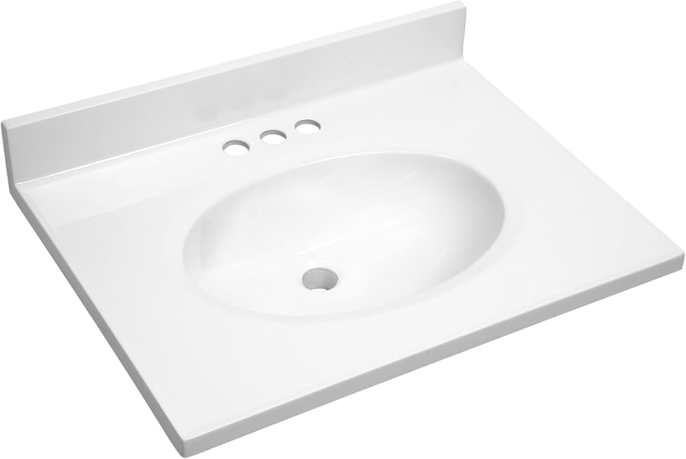 Design House 586180 Cultured Marble Vanity Top 25