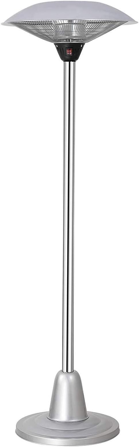 GaoFan Outdoor Patio Heater, Freestanding Electric Infrared Heater, with Two Adjustable Switch Mode, Quiet Operation, Dust Waterproof 750W/1500W