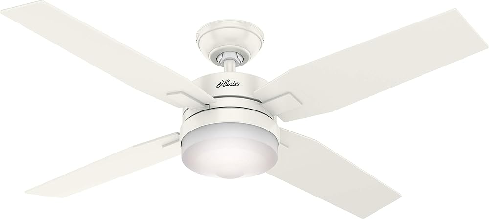 HUNTER Fan Company 59349 Mercado Ceiling Fans, 50 inch, Fresh White