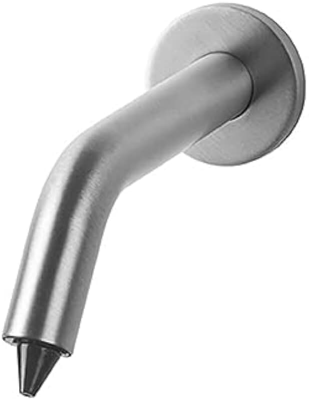 Contemporary Style Commercial Wall Mount Automatic Soap Dispenser - FS1124 Modern Brass Material Satin Nickel Finish Automatic Liquid Soap Dispenser