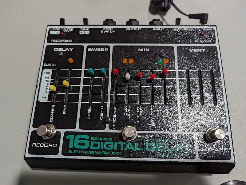 Electro-Harmonix 16 Second Digital Delay Reissue 2000s - Metal
