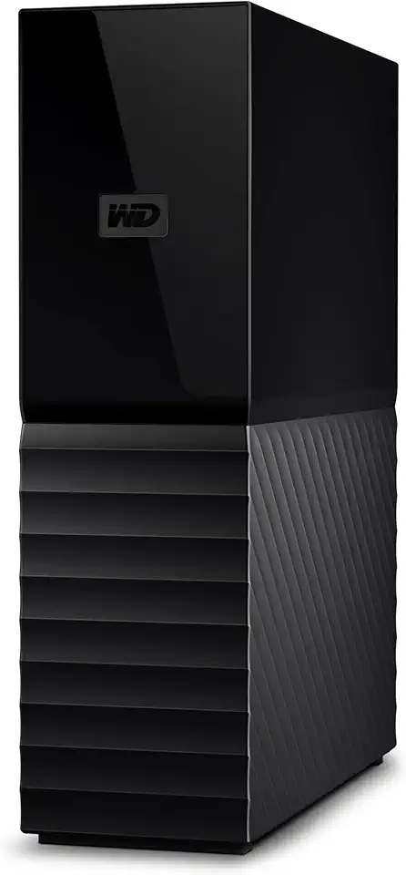 WD 24TB My Book Desktop External Hard Drive, with Password Protection and Backup Software, USB 3.2 Gen1, exFAT - WDBBGB0240HBK-NESN