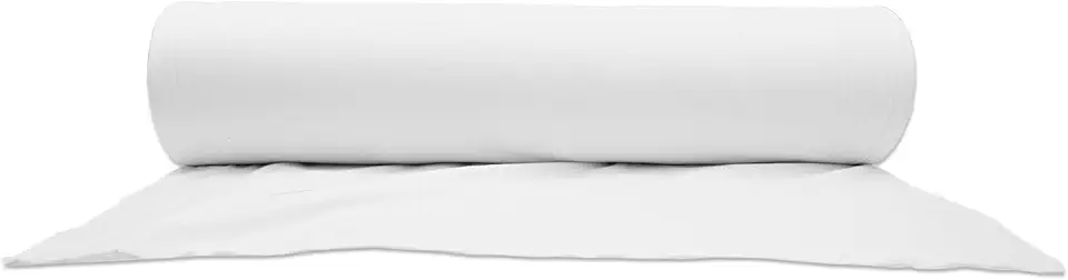 100% Cotton Birdseye Fabric, Bleached White, 45 Inches Wide, Soft, Absorbent, Durable, Great for Diapers, Cloth Bags, Sheets & More. 4.6 Ounces Per Square Yard, 200 Yard Rolls