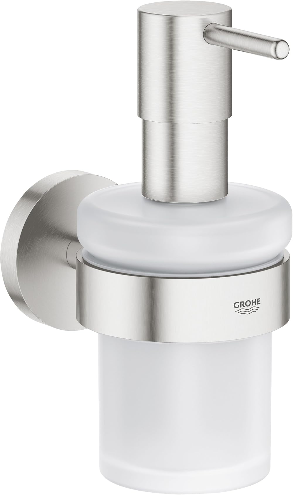 GROHE 40448DC1 | Essntials Soap Dispenser w/Holder | SuperSteel