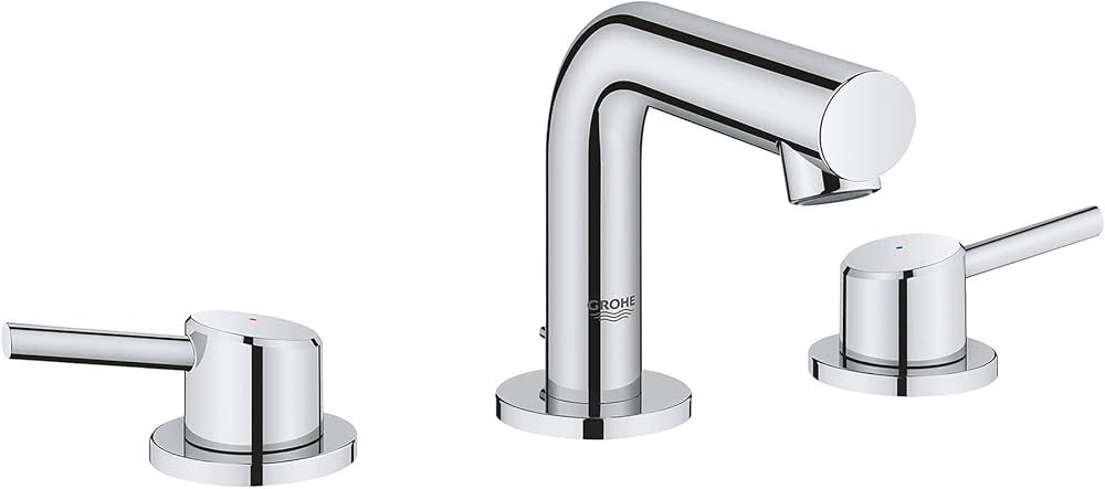 GROHE 20572001 Concetto, 8-inch Widespread 2-Handle S-Size Bathroom Faucet 1.2 GPM, Chrome