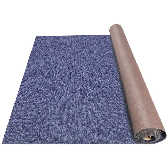 6 x 52.5 ft. Deep Blue Marine Carpet for Boats with Waterproof Back Outdoor Rug