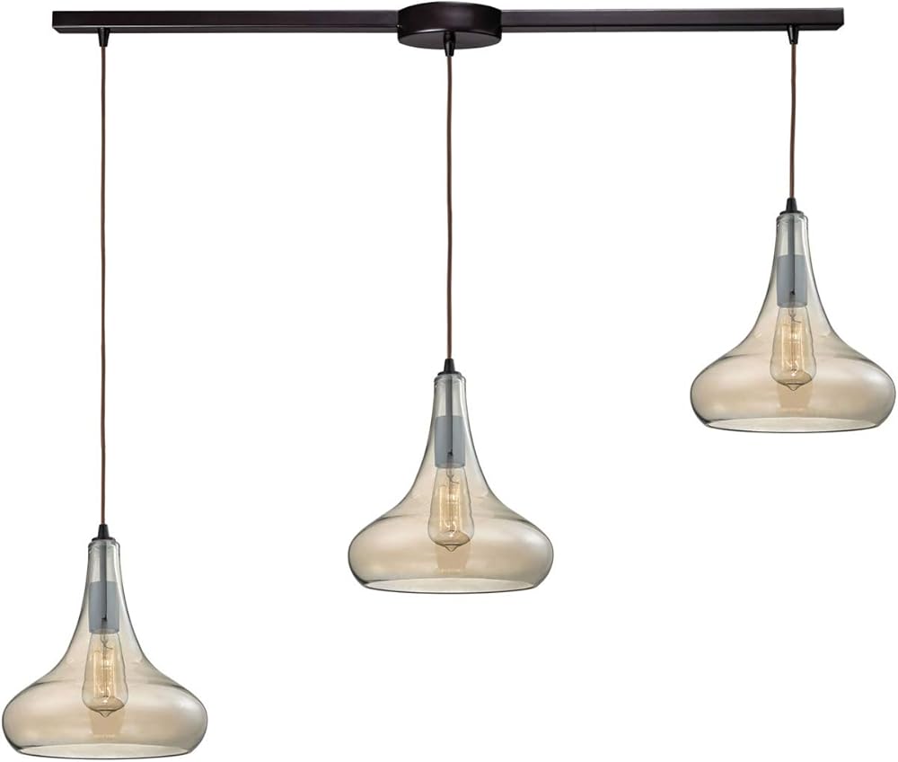 10432/3L Pendant Light, Oil Rubbed Bronze