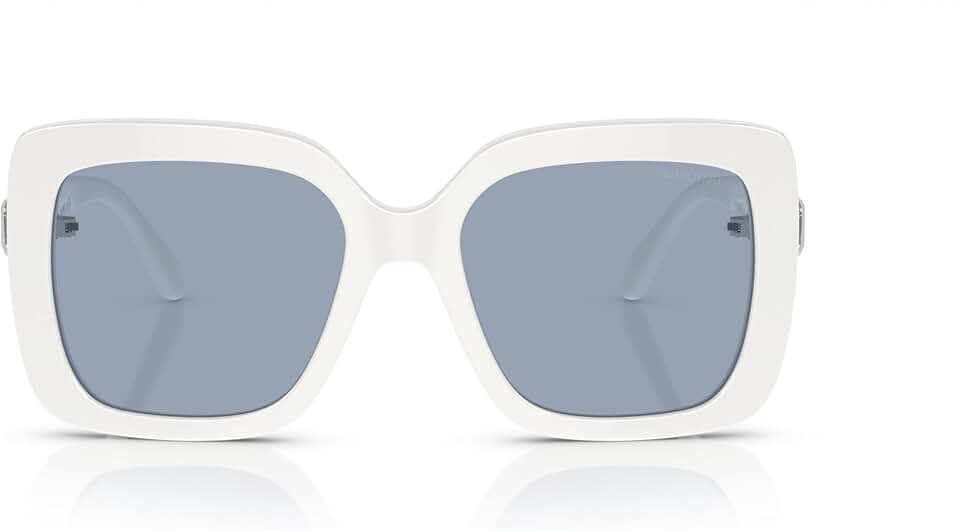 SWAROVSKI Women's Sk6001f Low Bridge Fit Square Sunglasses