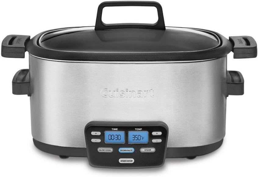 MSC-600 3-In-1 Cook Central 6-Quart Multi-Cooker: Slow Cooker, Brown/Saute, Steamer