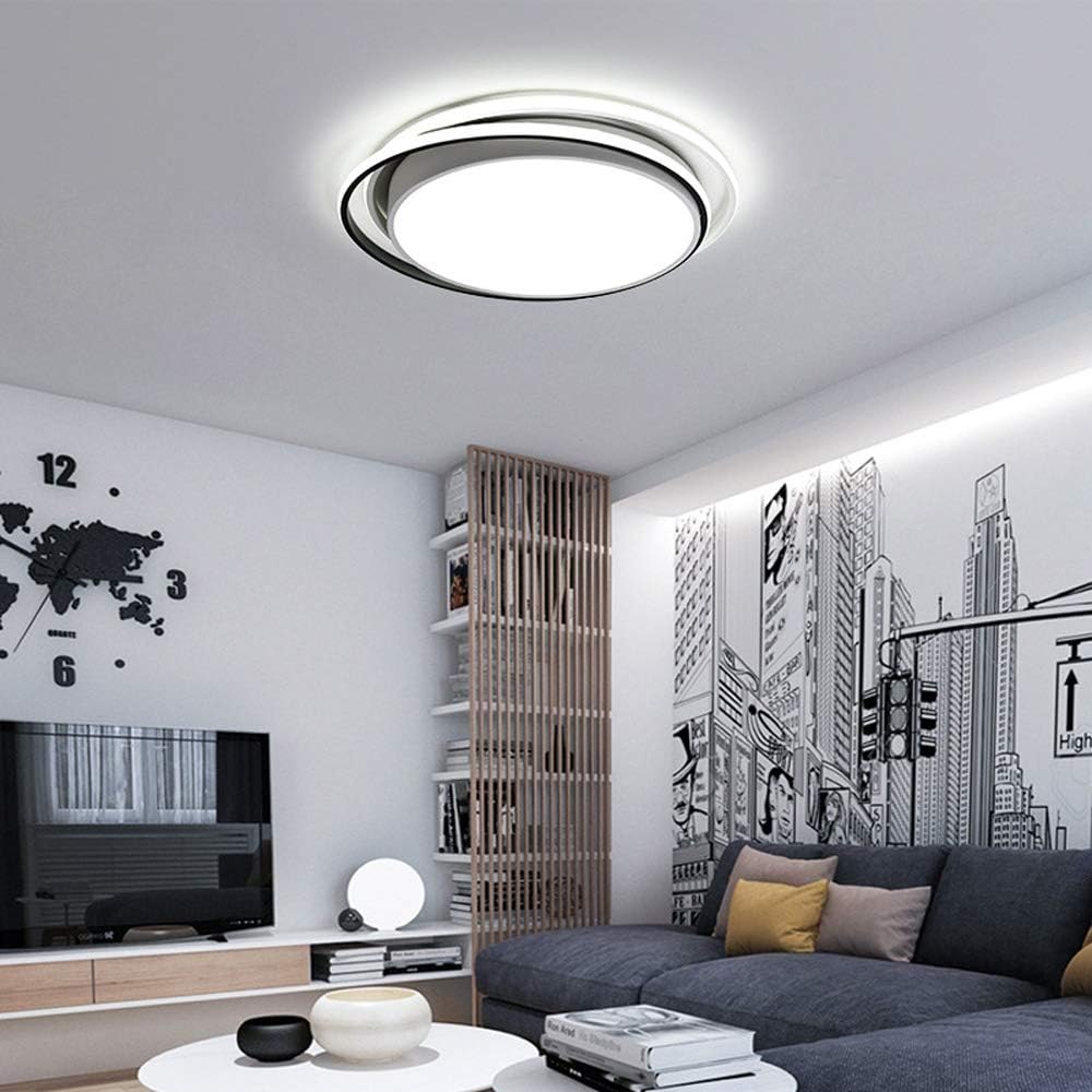 Modern Pendant Lamp Contemporary LED Ceiling Pendant Light, Eye Protection 3-Color Change Mode 36W 48W, Interior Decor Ceiling Lighting Fixture for Dinning Room Living Room Durable (Color : 36