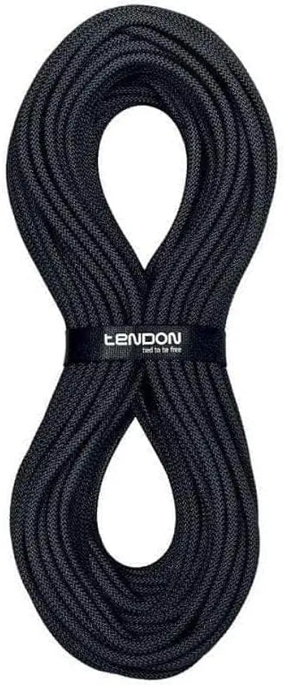 Tendon Static Rope - Excellent Rope with Low Elongation and High Static Strength - UIAA Certified - Great for Securing People or Loads Above Vertical Drops or Any Work at Height - 10mm x 60m, Black