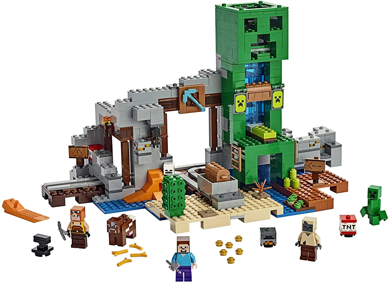 LEGO Minecraft 21155 The Creeper Mine 834 Piece Building Set