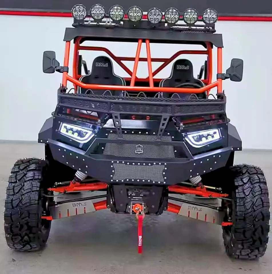 UTV Off-Road Vehicle, 4X4 Any Terrain,DW Beast 1000 EPS: Your Ultimate Off-Road, Two Seater Vehicle UTV ATV,1000 CC Vehicle,Black,RED.